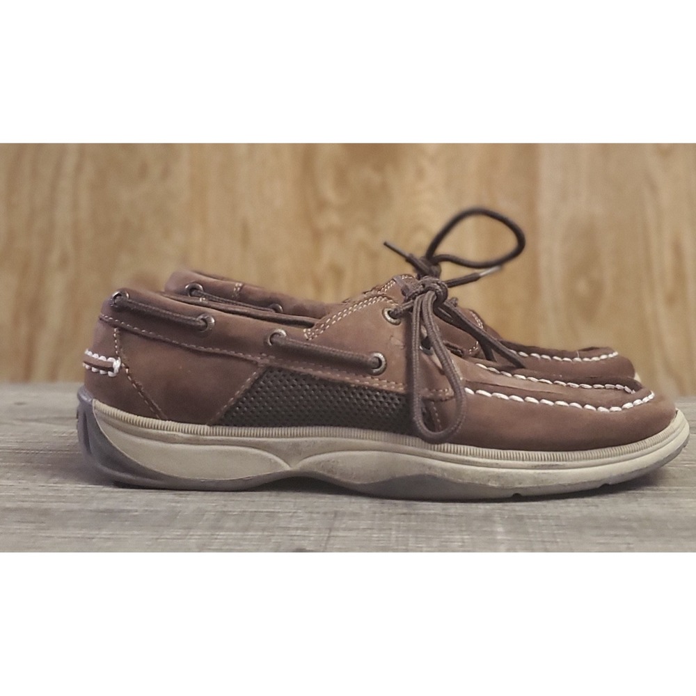 Sperry Top Sider Intrepid Boat Shoes Boys Size 4‎ Brown